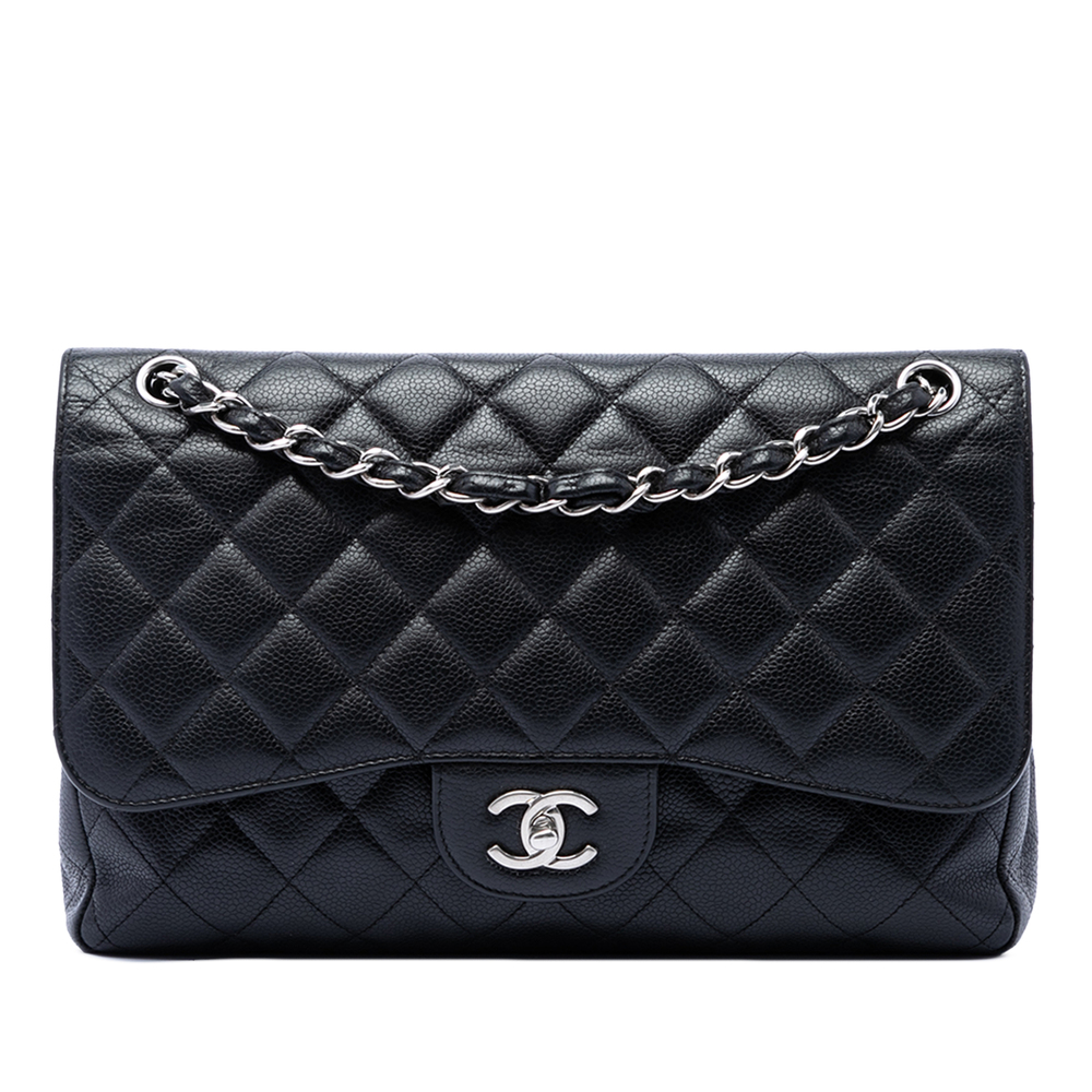 Pre-Loved Chanel Jumbo Classic Caviar Double Flap